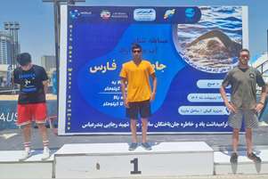 کسب مقام قهرمانی کشور در مسابقات شنای آب های آزاد